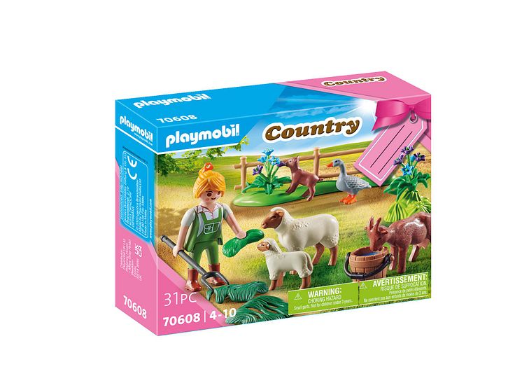 Geschenkset Bäuerin mit Weidetieren (70608) von PLAYMOBIL