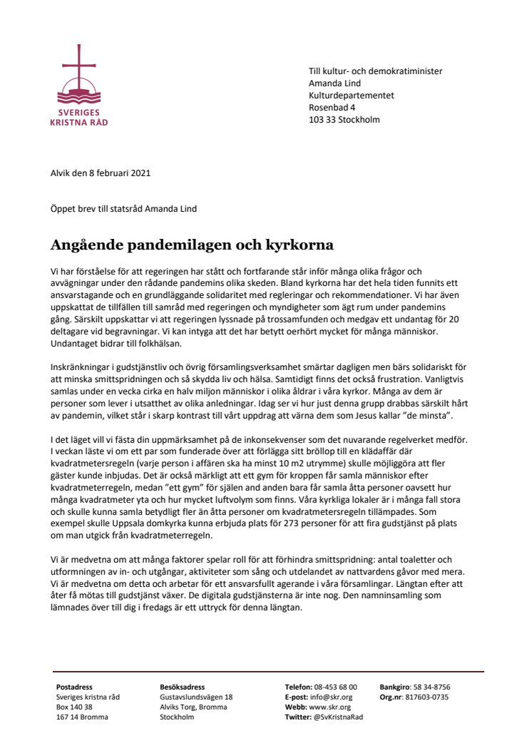 20210208 brev till amanda lind pandemilagstiftning.pdf