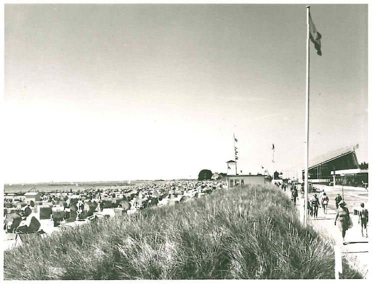 Südstrandpromenade früher