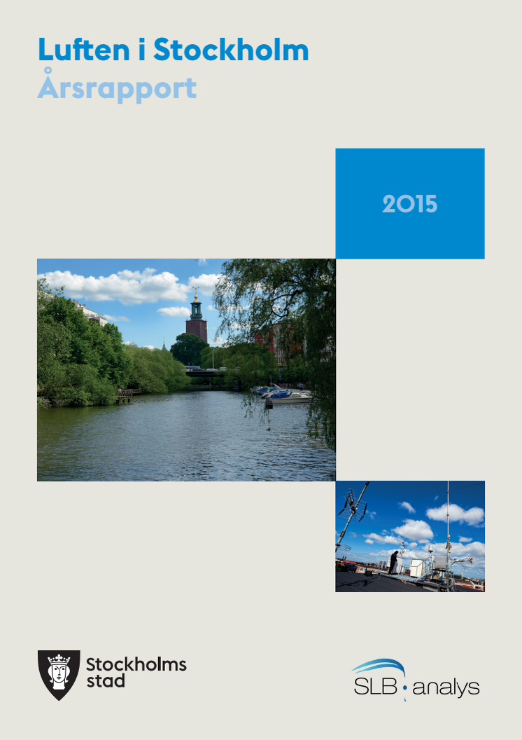 Luften i Stockholm - Årsrapport 2015