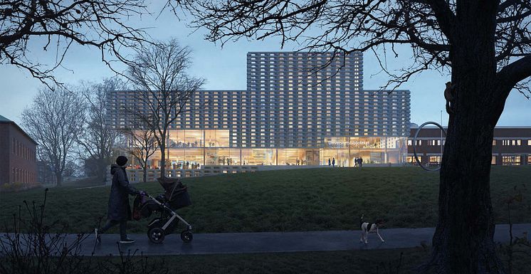 Förslag LITTERATEN, arkitekttävling universitetsbiblioteket