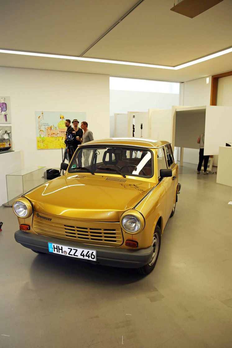 Udo Lindenberg - Zwischentöne: Ausstellung im Museum der bildenden Künste Leipzig - Lindenbergs goldener Trabant