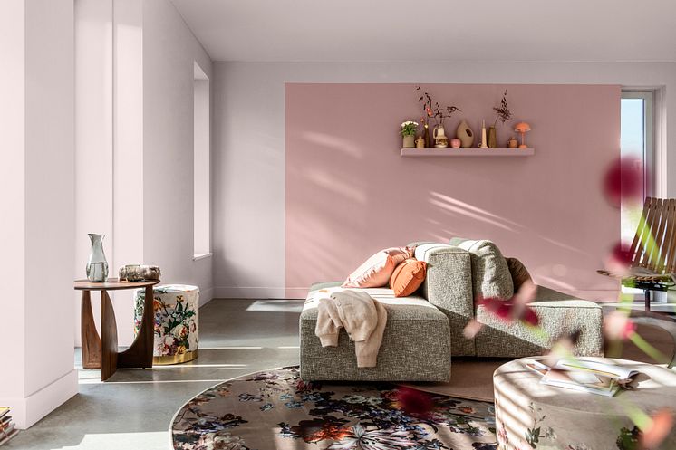 Nordsjö-Colour-Futures-Colour-of-the-Year-2024-A-Warm-Colour-Story -Livingroom