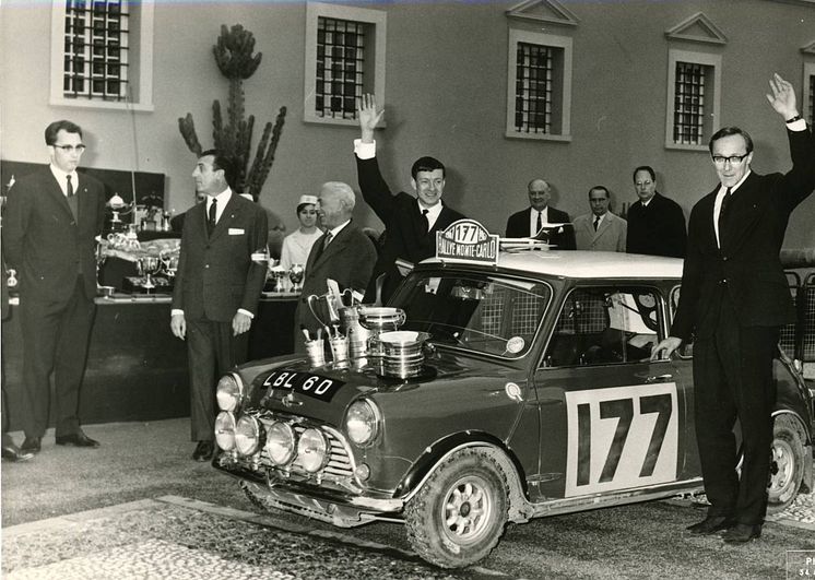 Rauno Aaltonen winner of Rallye Monte-Carlo Historique 1967