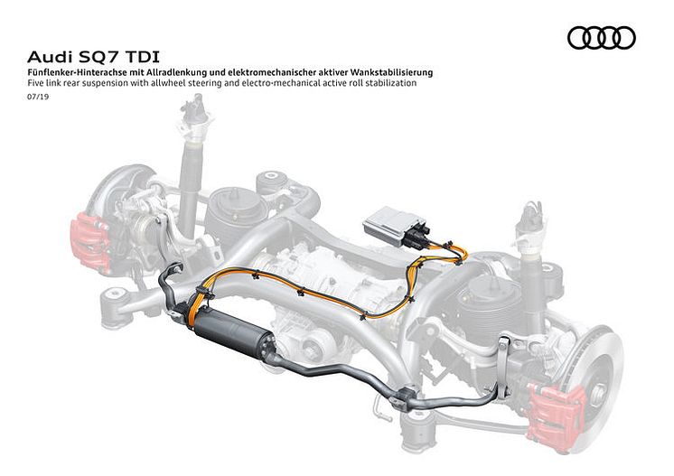 Audi SQ7 TDI - rear suspension
