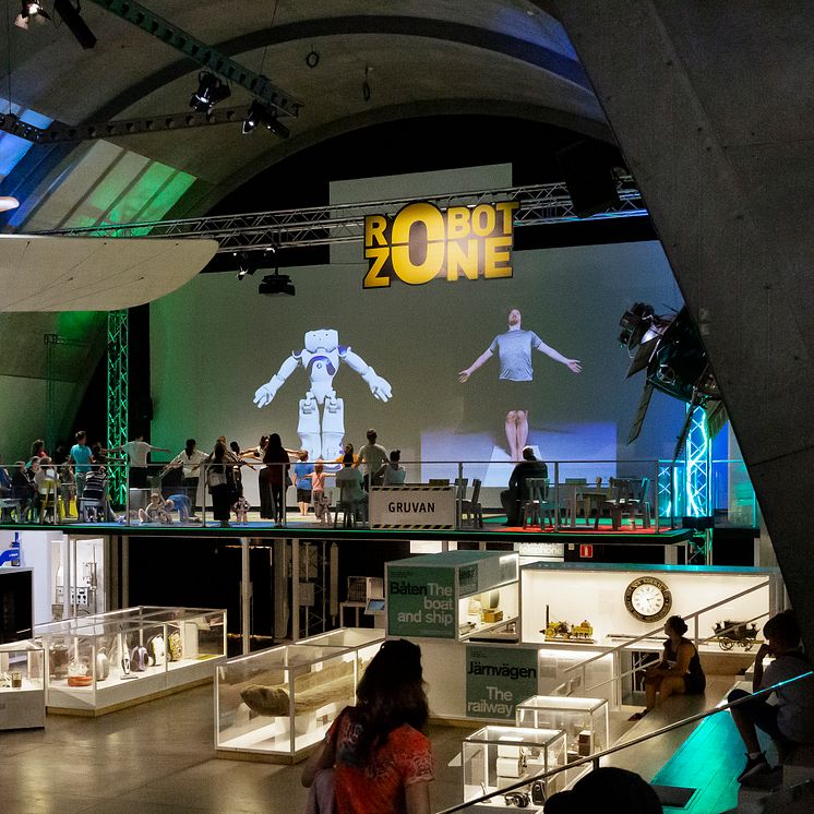 Robot Zone på Tekniska museet