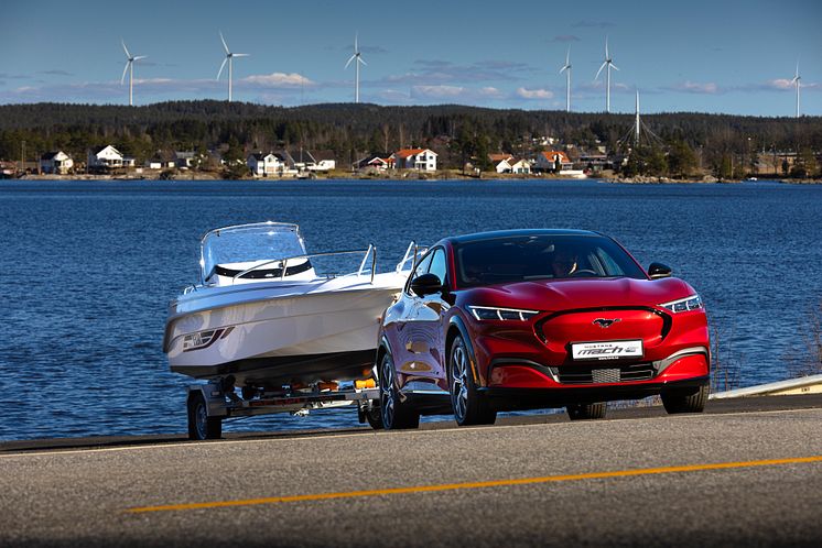 Ford Mustang Mach-E økt tilhengervekt 2022