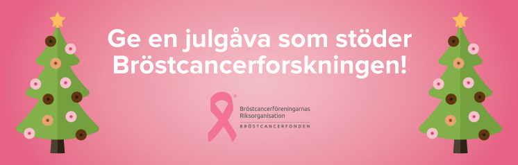 God Jul önskar Bröstcancerfonden