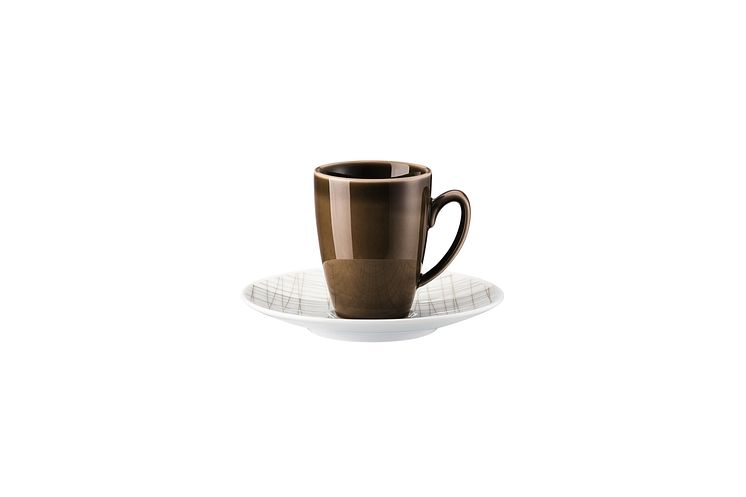 R_Mesh_Line Walnut_Espresso cup and saucer