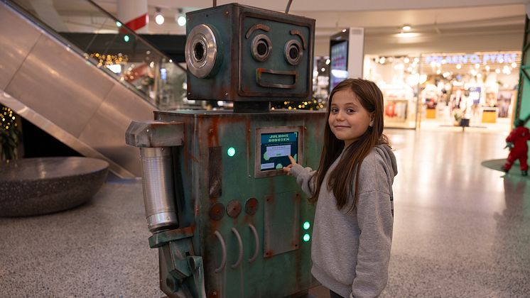 Julrimsroboten på Jultorget, Frölunda Torg