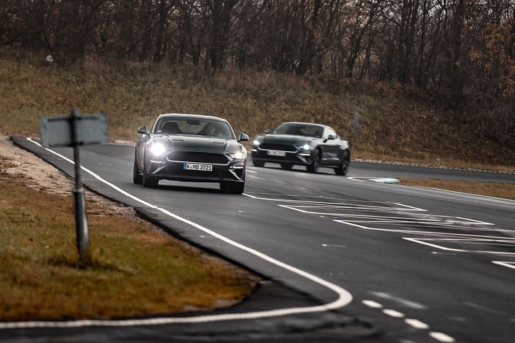 Ford Mustang Bullitt på Sjællandsringen