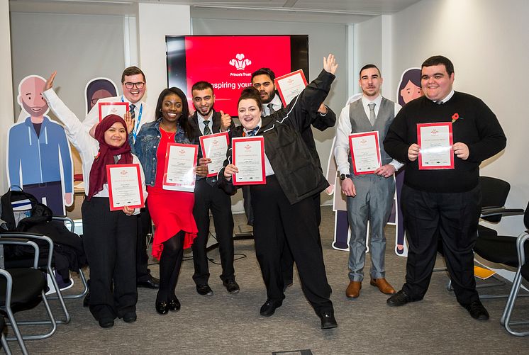 Prince's Trust graduates celebrate