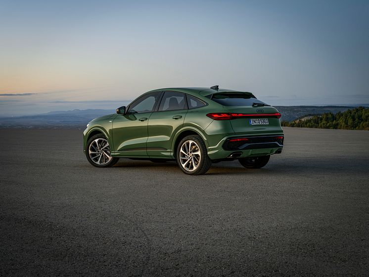 Audi Q5 Sportback (Distriktgrøn metallak)