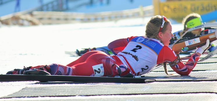 Karoline Erdal, skytebane, sprint ungdom kvinner, junior-vm 2016 