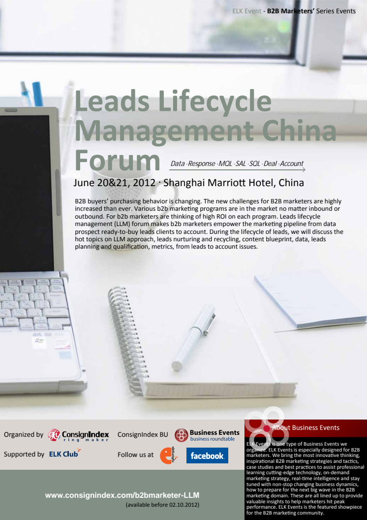 Leads Lifecycle Management China Forum Agenda