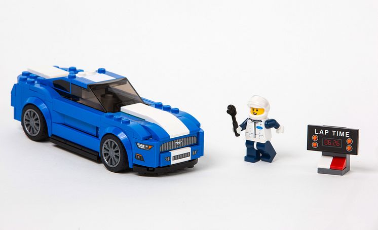 Nye Mustang kan nå bygges i LEGO
