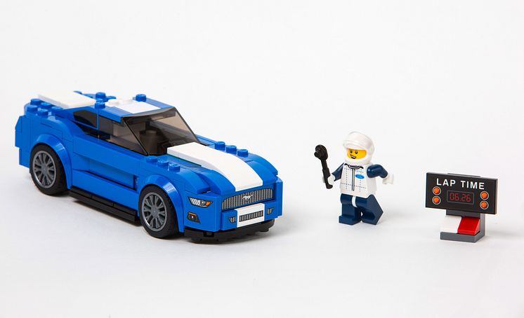 Nye Ford Mustang, verdens mest solgte sportsbil - nå også som LEGO-byggesett