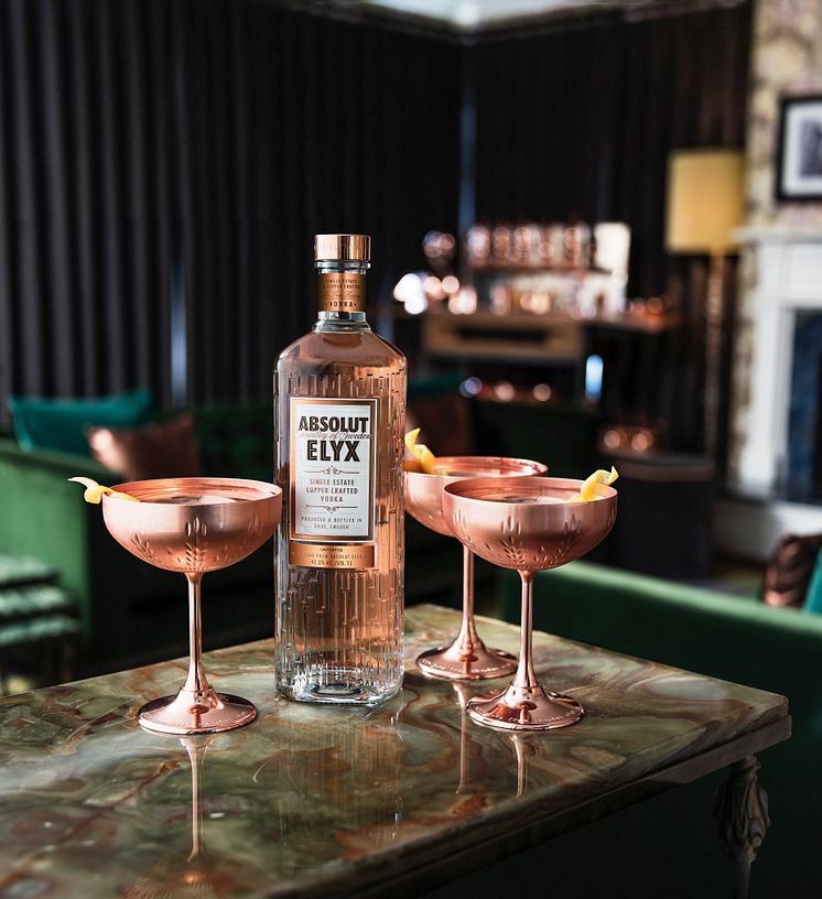 Elyx Copper Coupe Martini 