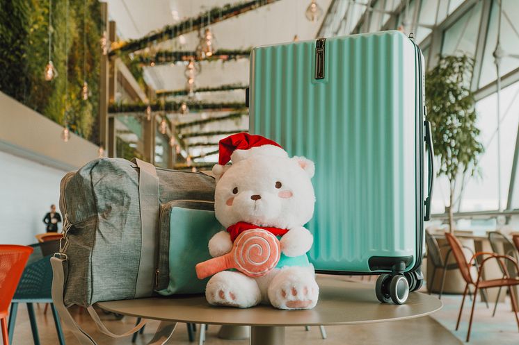 Changi Candy premiums - Teddy Bear, Travel Bag & Luggage