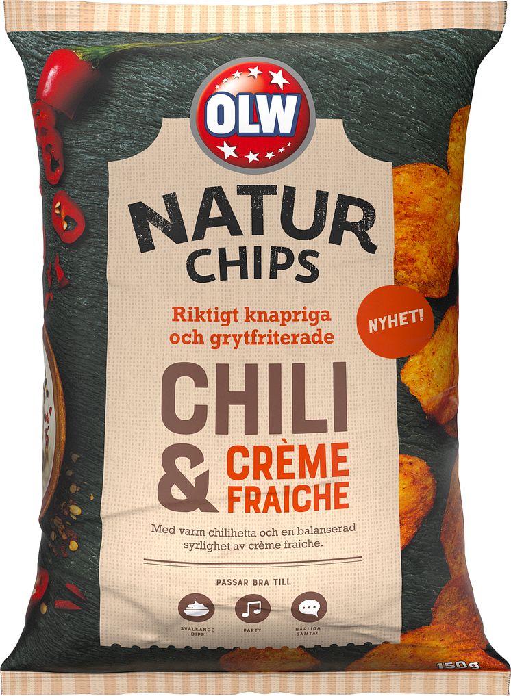 OLW Naturchips Chili & Crème Fraiche