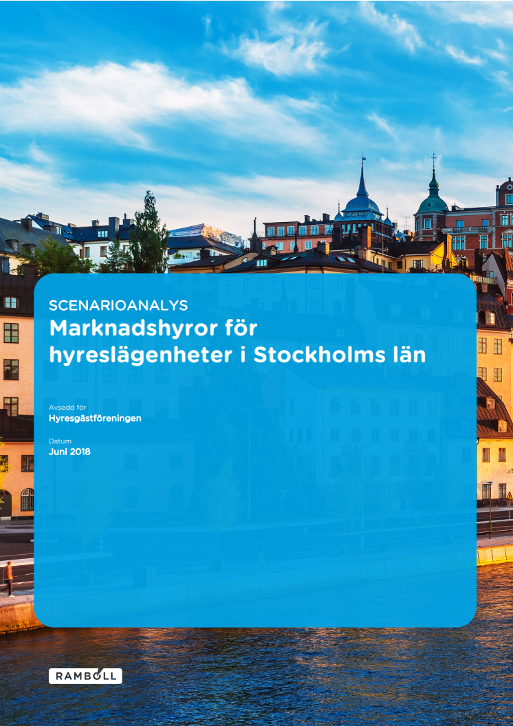 Scenarioanalys: Marknadshyror för hyreslägenheter i Stockholms län