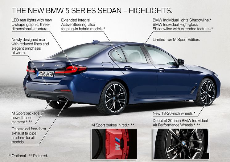 BMW 5-serie Sedan - Highlights