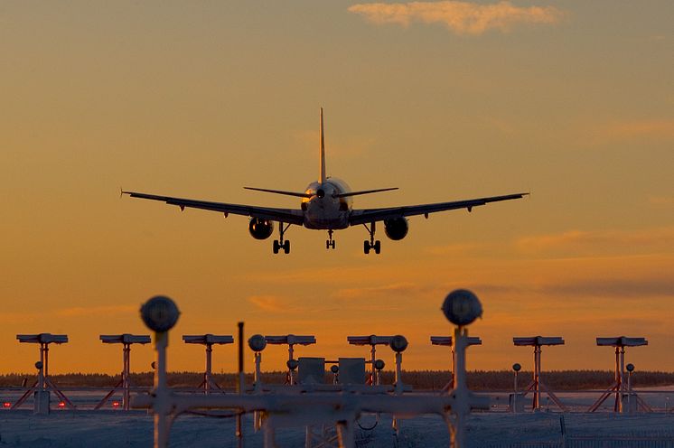 Landning Stockholm Arlanda Airport