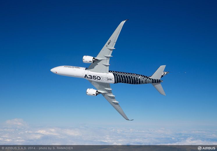 High res image - Cobham SATCOM - Airbus 01 HR - Copyright Airbus