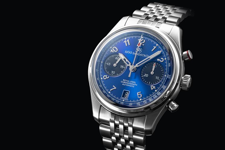 Royal Steel Chronograph 40mm Blue Image - Sjöö Sandström.jpg