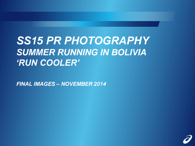 SS15 Bilder fra Bolivia - PR