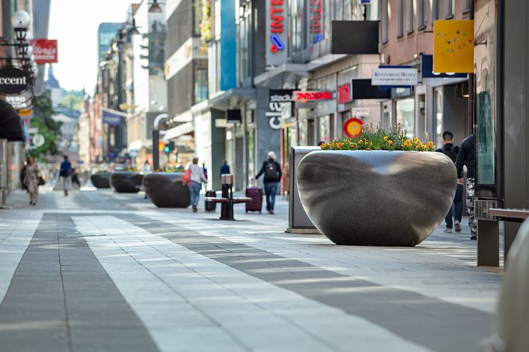 Marte planteringskärl, design Bellitalia, Drottninggatan Stockholm.ild