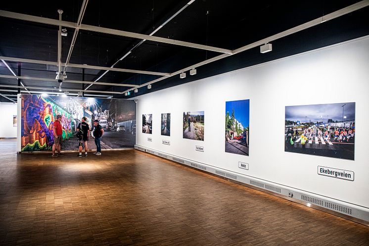 Fra utstillingen "Gata di" på Gamle Munch Museum som fant sted fra 15. juni til 14. juli