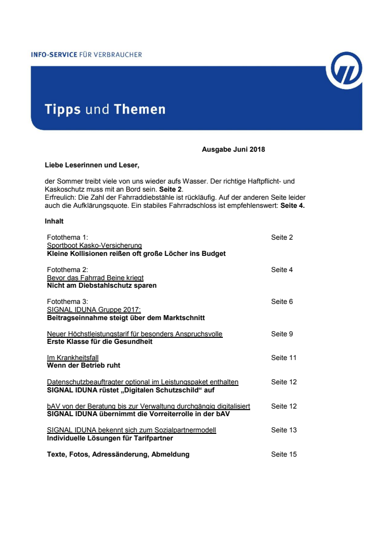 Tipps und Themen 6-2018