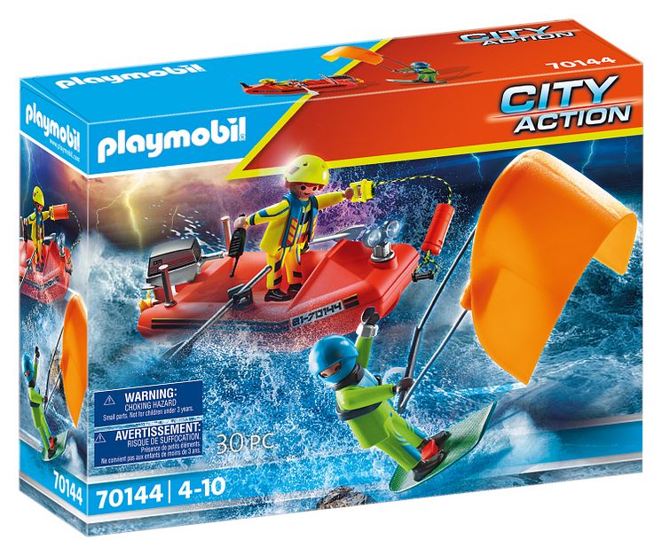 Seenot - Kitesurfer-Rettung mit Boot (70144) von PLAYMOBIL