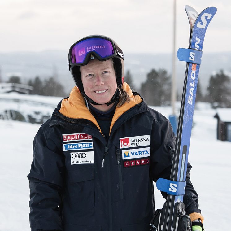 Small Sandra Näslund Skicross Idre Fjäll 2023-33Foto Simon Broberg Ski Team Sweden Alpine