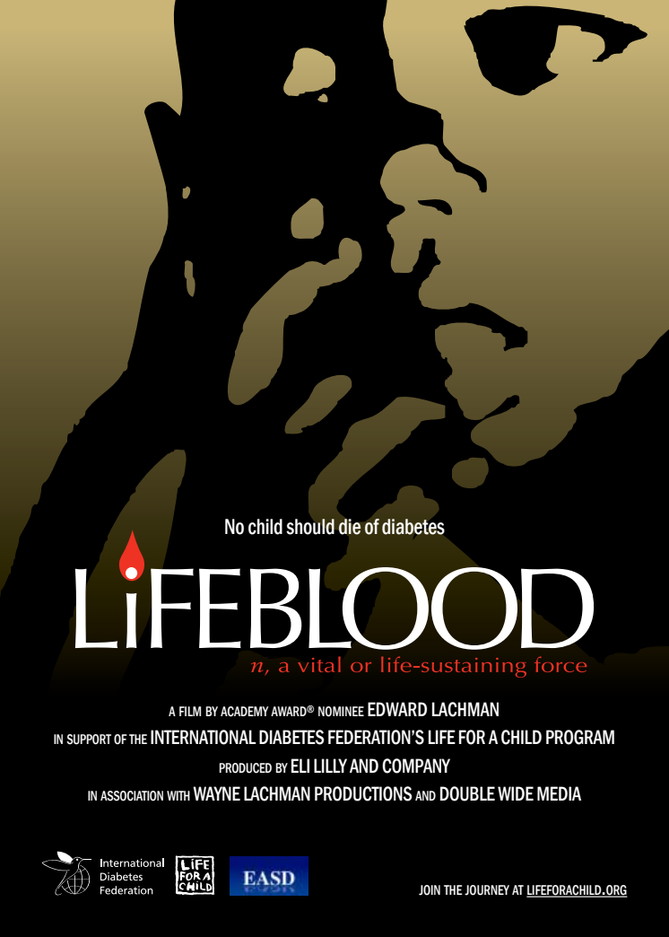 Pressinbjudan Life for a Child - Lifeblood, 22 september