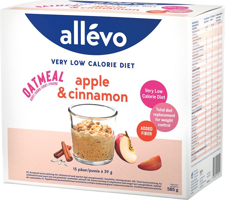 Allévo VLCD Oat Meal Apple & Cinnamon