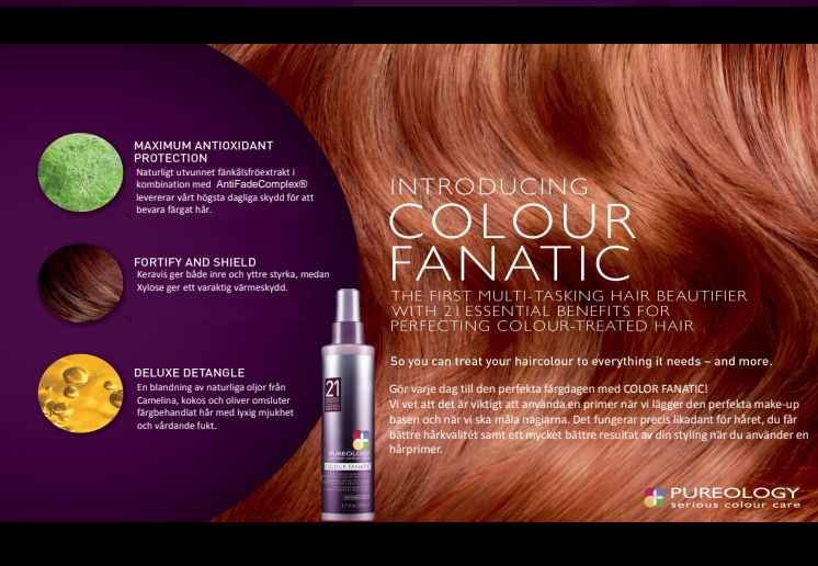 Pureology introducing Colour Fanatic