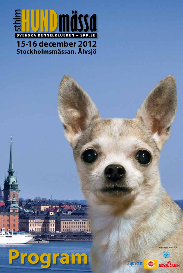 Program för Stockholm Hundmässa 2012