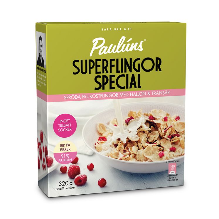 Paulúns Superflingor Special - Hallon & Tranbär