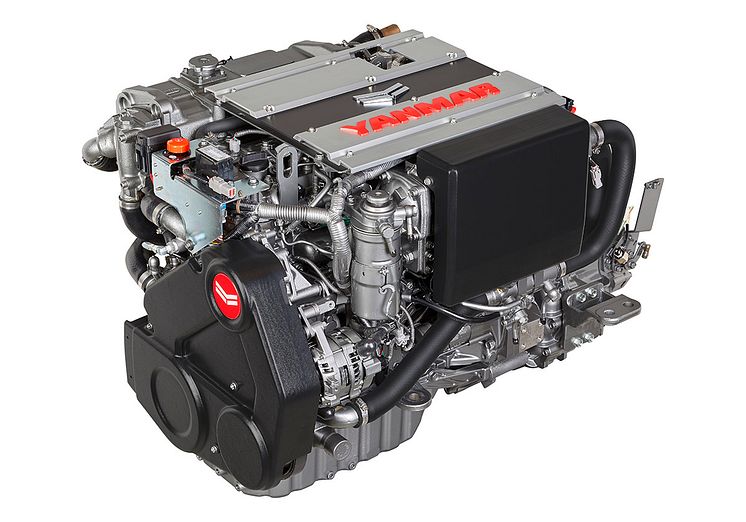 Hi-res image - YANMAR - YANMAR 4LV Series of common rail engines (left side front)