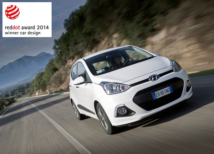 Red Dot-utmärkelse för nya Hyundai i10 2014