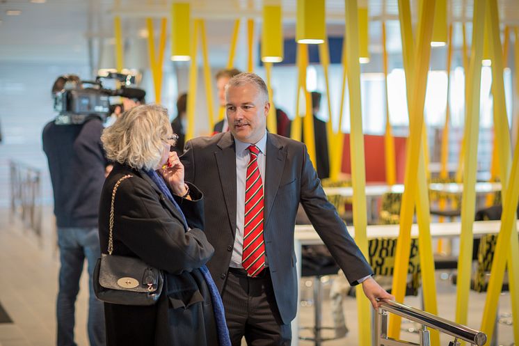 Anne H. Steffensen, CEO Danmarks Rederiforening og Søren Poulsgaard Jensen, CEO Scandlines