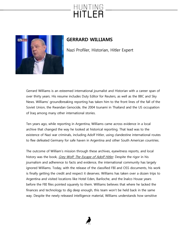Hunting Hitler: Gerrard Williams