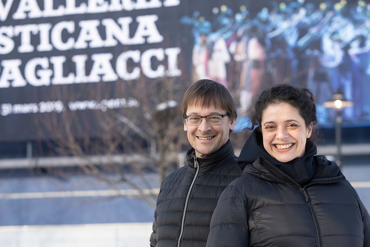 Stephen Langridge, Artistic Director at the Göteborg Opera and director Rodula Gaitanou