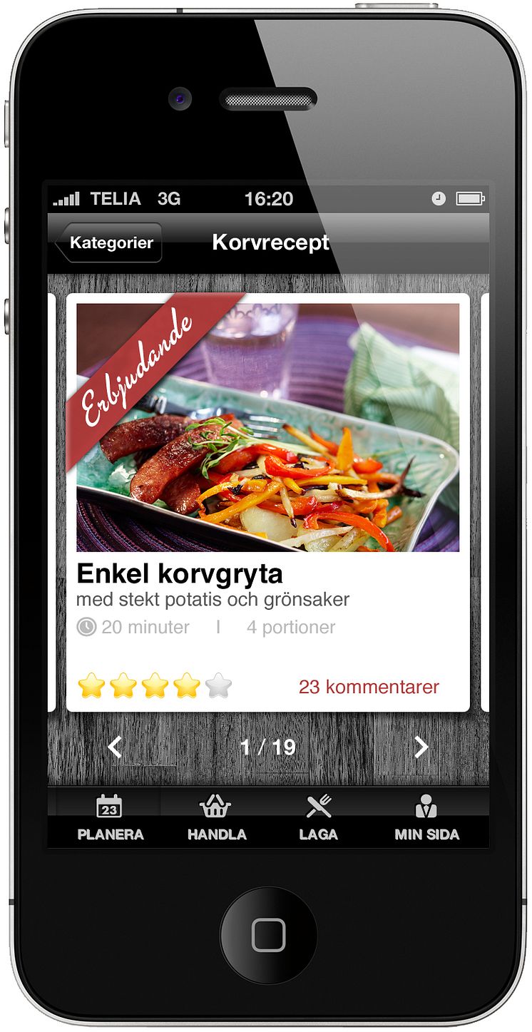 Vardagsmatens app