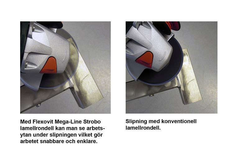 Flexovit Mega-Line Strobo lamellrondell - Jämförelse
