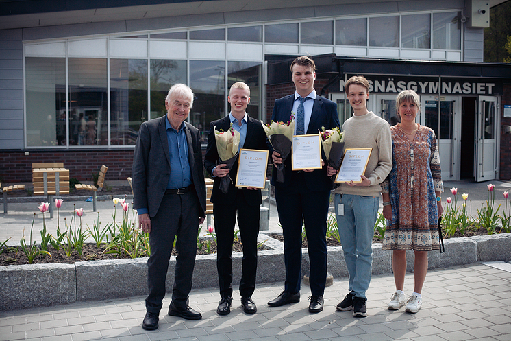 Bert-Inge Hogsved, Pontus Olsson, Alex Olsson,  Karl-Johan Söderberg och Anna Jillmyr