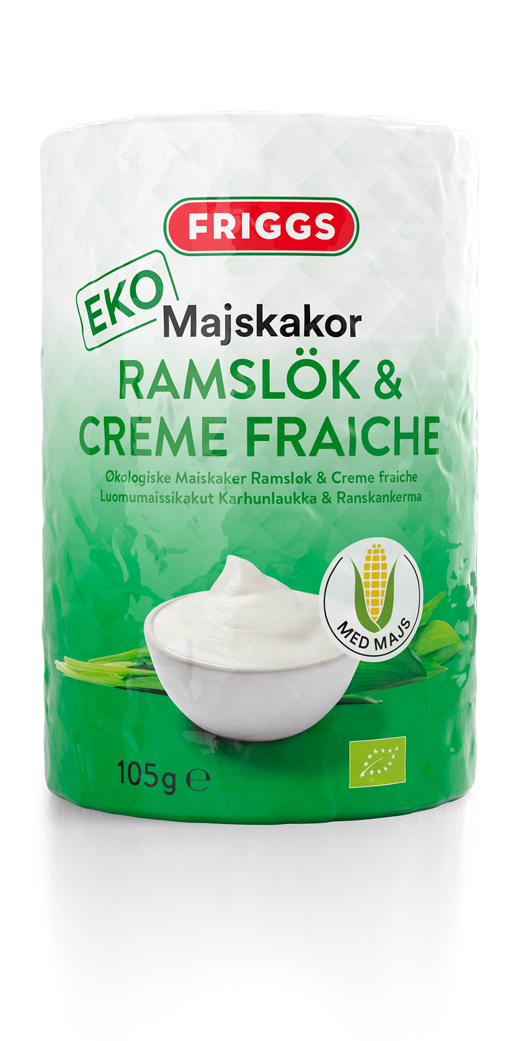 Friggs maiskaker Ramsløk & Creme Fraiche