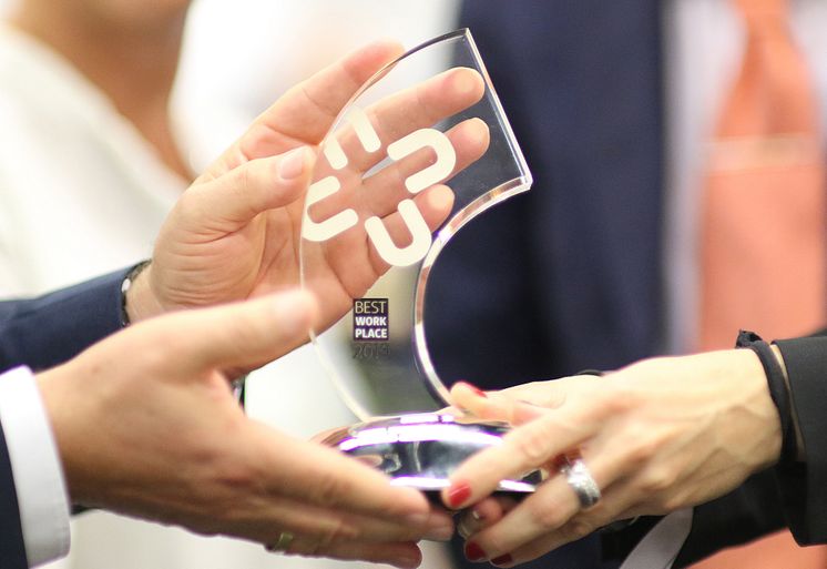 Einer der begehrten „Best Workplace Awards 2019"